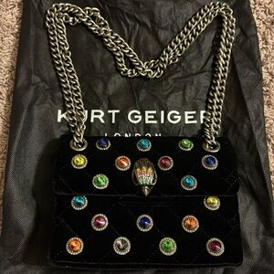 Cute mini Kurt Geiger velvet purse